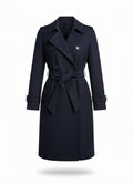 Women's Coat with Knee Length Hem