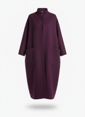 Women's Coat with Floor Length Hem
