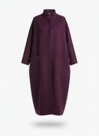 Women's Coat with Floor Length Hem