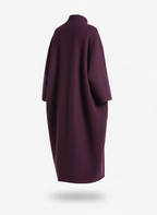 Women's Coat with Floor Length Hem