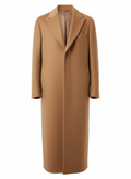 Men's Coat with Floor Length Silhouette