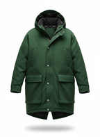 Women's Coat with Thigh Length Cut