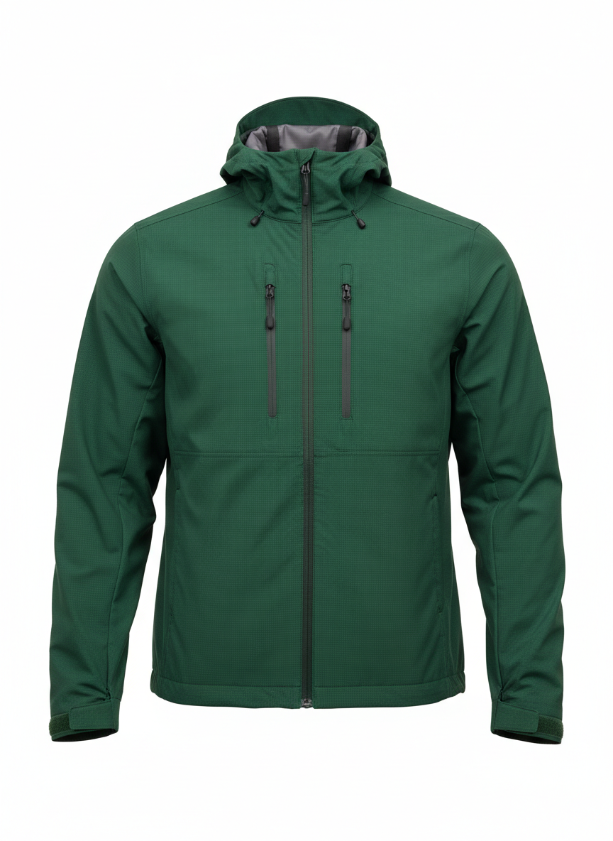 Men's Jacket with Rugged Ripstop Shell