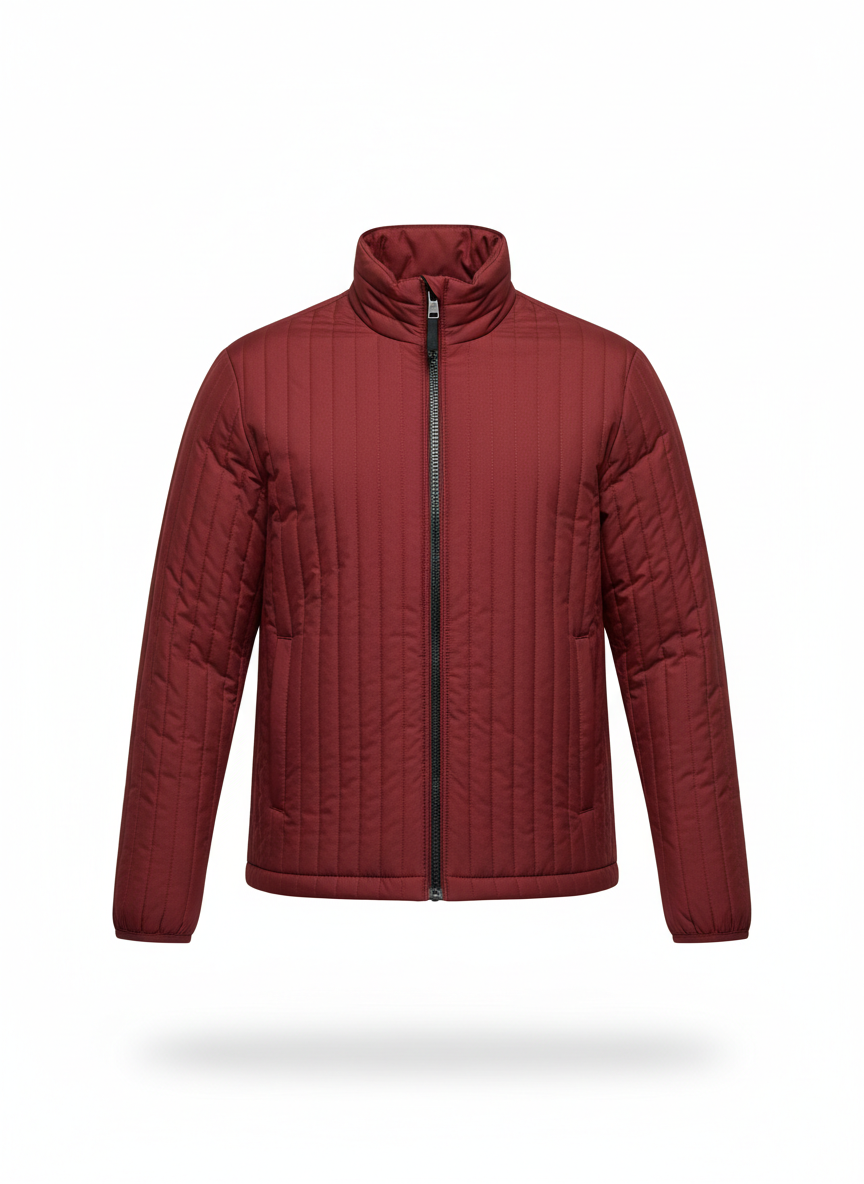 Women's Jacket with Metal Front Zippers