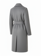 Women's Coat with Wrap Style Cut
