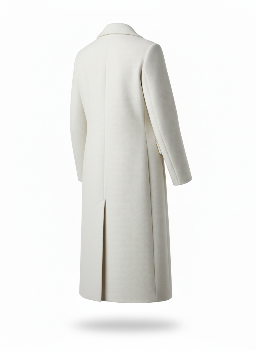 Women's Coat with Ankle Length Silhouette